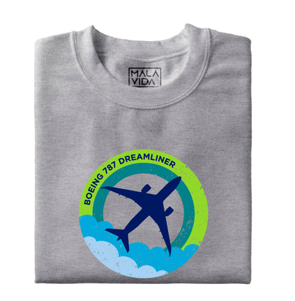 Boeing 787 above clouds