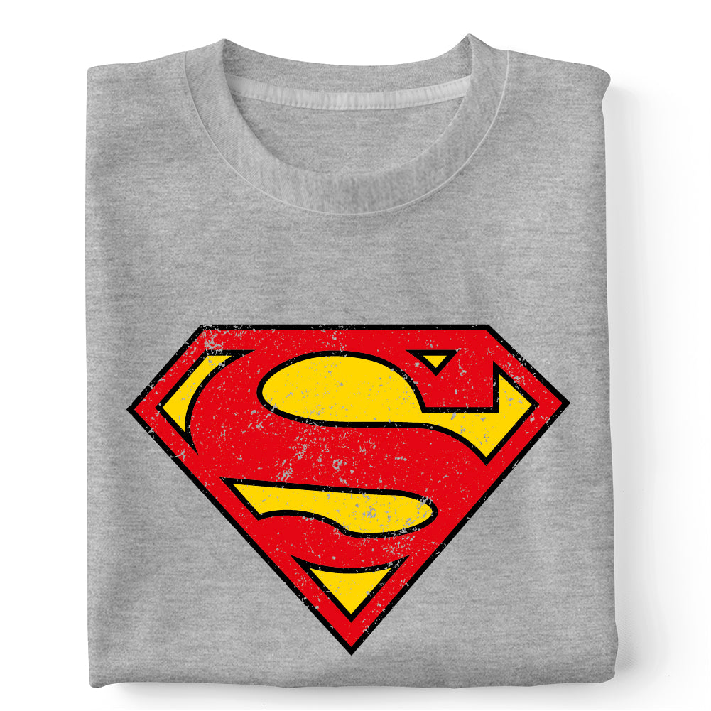 Superman logo envejecido