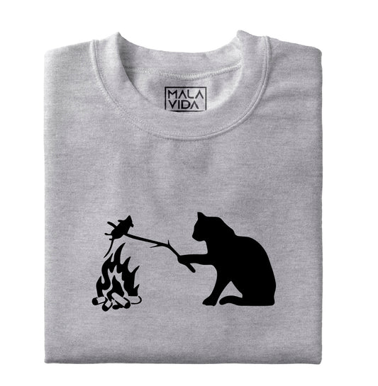 Cat cooking Rat