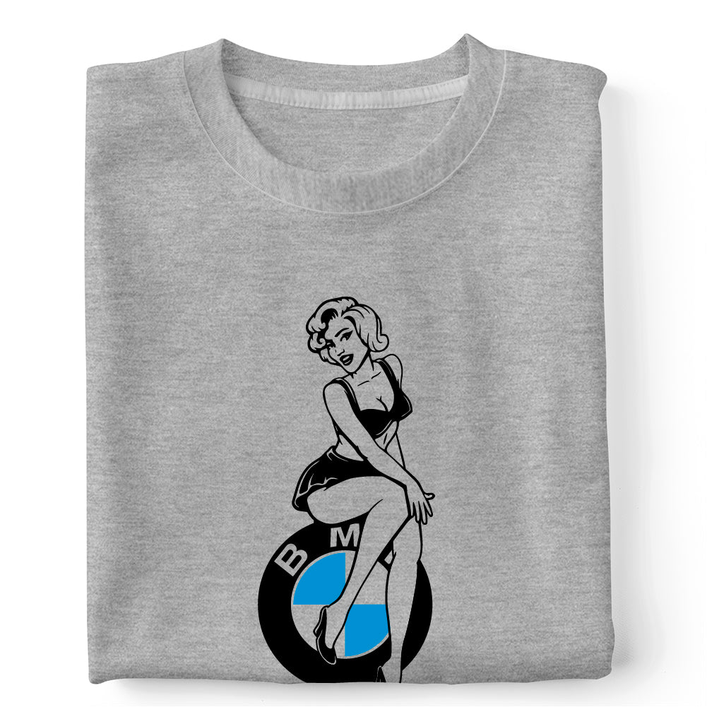 BMW pinup logo