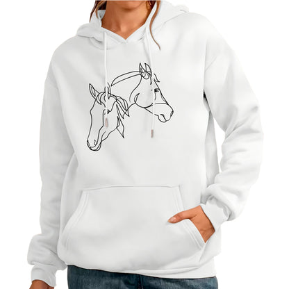 Caballos en líneas