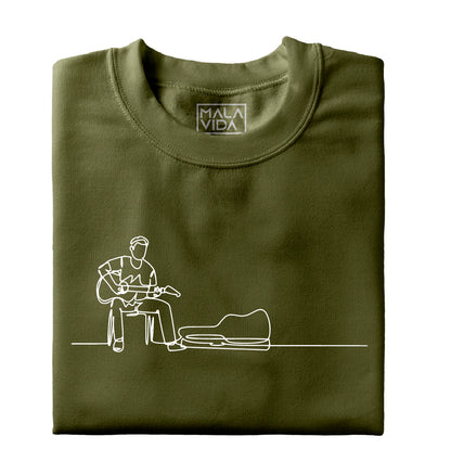 Guitarrista dibujo líneas 1