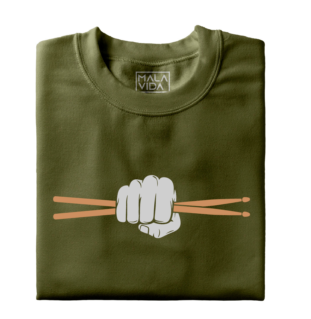 La mano del baterista
