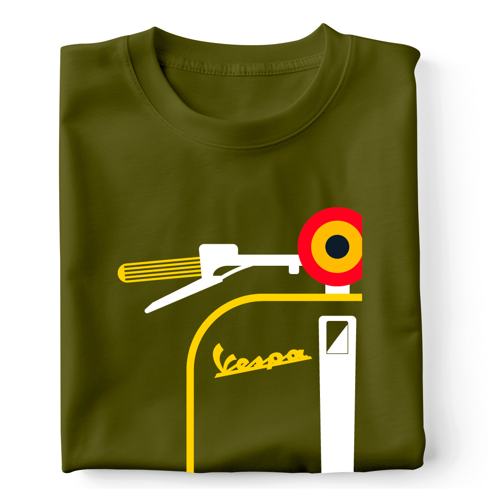 Vespa design 03 yellow