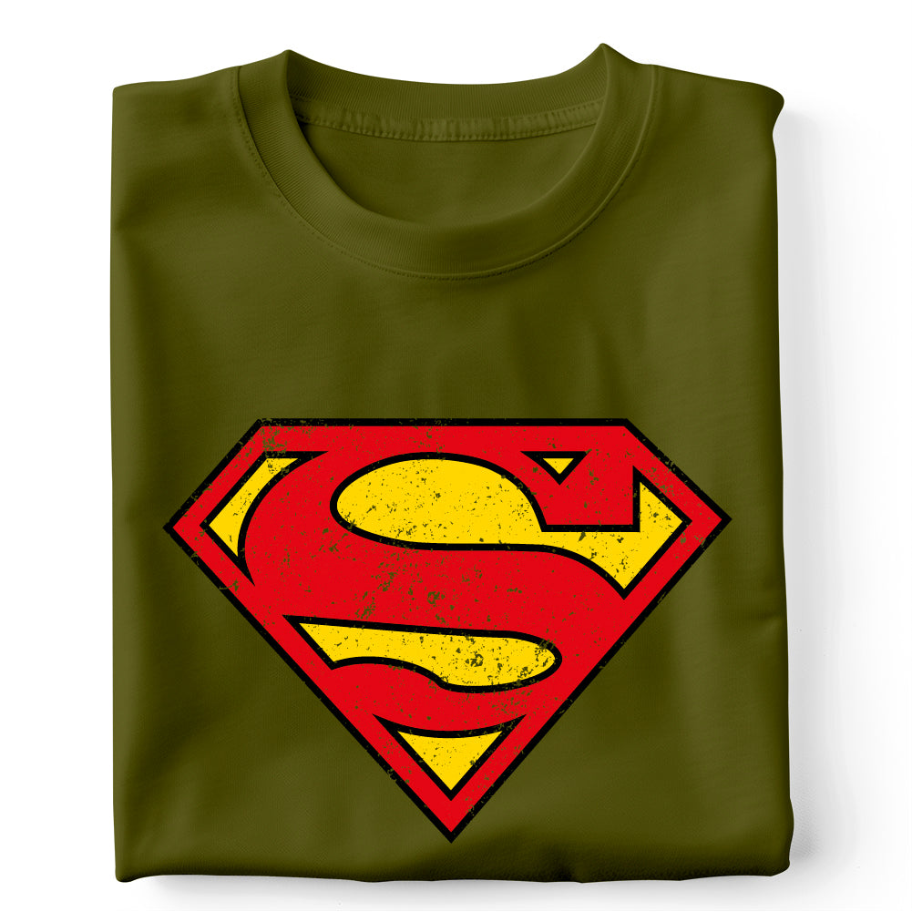 Superman logo envejecido