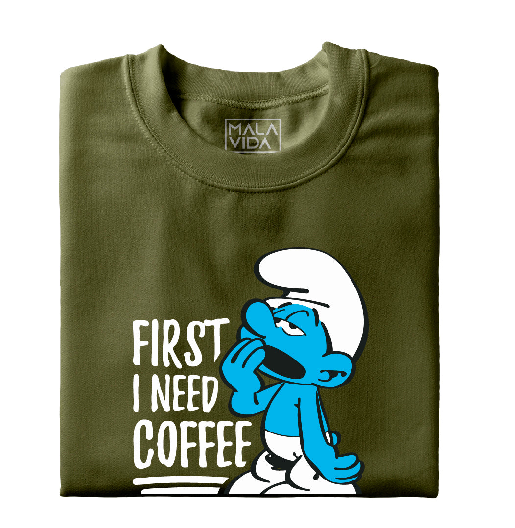 Pitufo Perezoso necesita Café