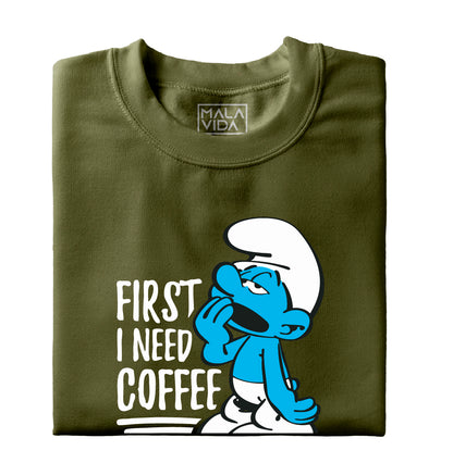 Pitufo Perezoso necesita Café