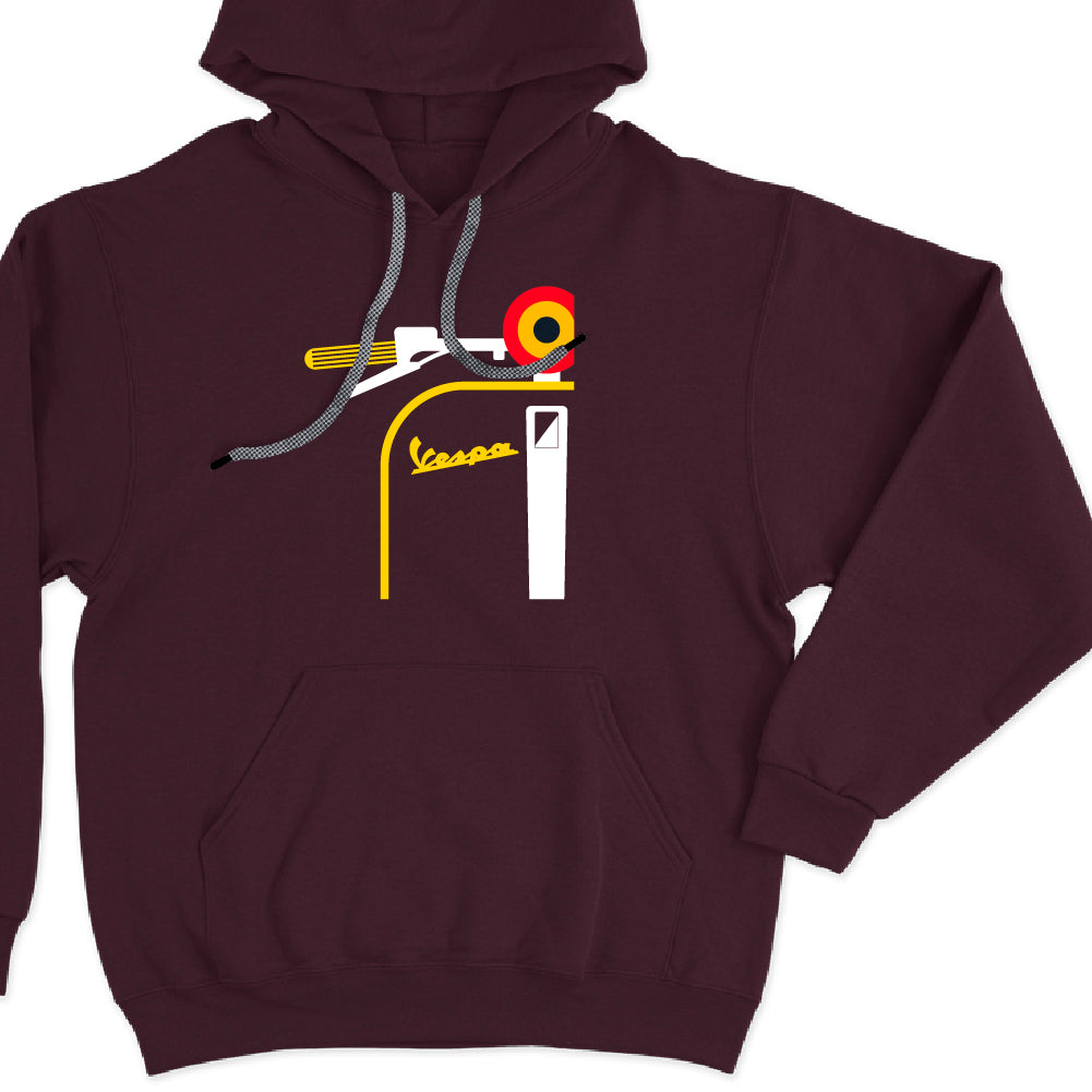 Vespa design 03 yellow