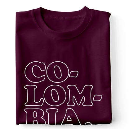 CO-LOM-BIA. outlines